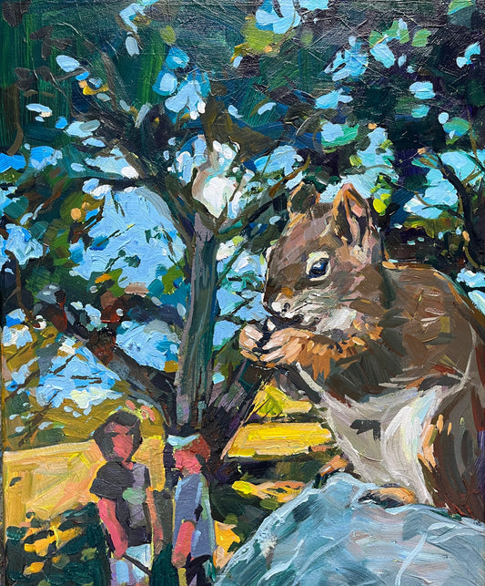 Landscape- Squirrel at Lake Morena